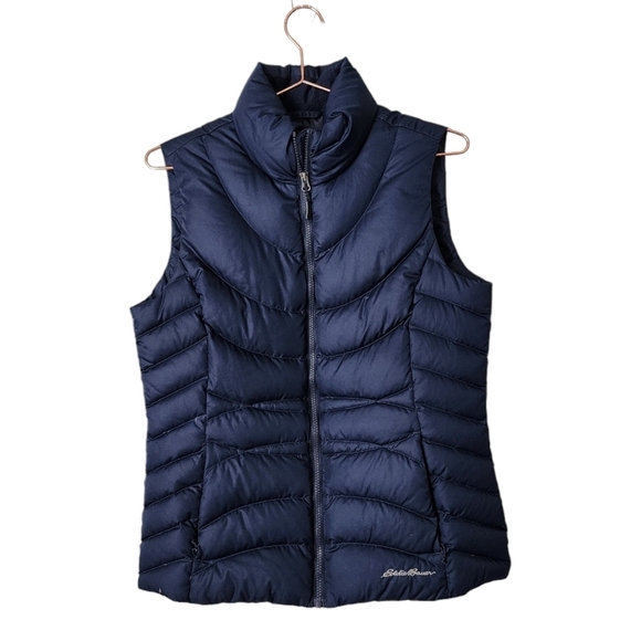 EDDIE BAUER 650 Goose Down Puffer vest in Ink size M - Picture 1 of 5